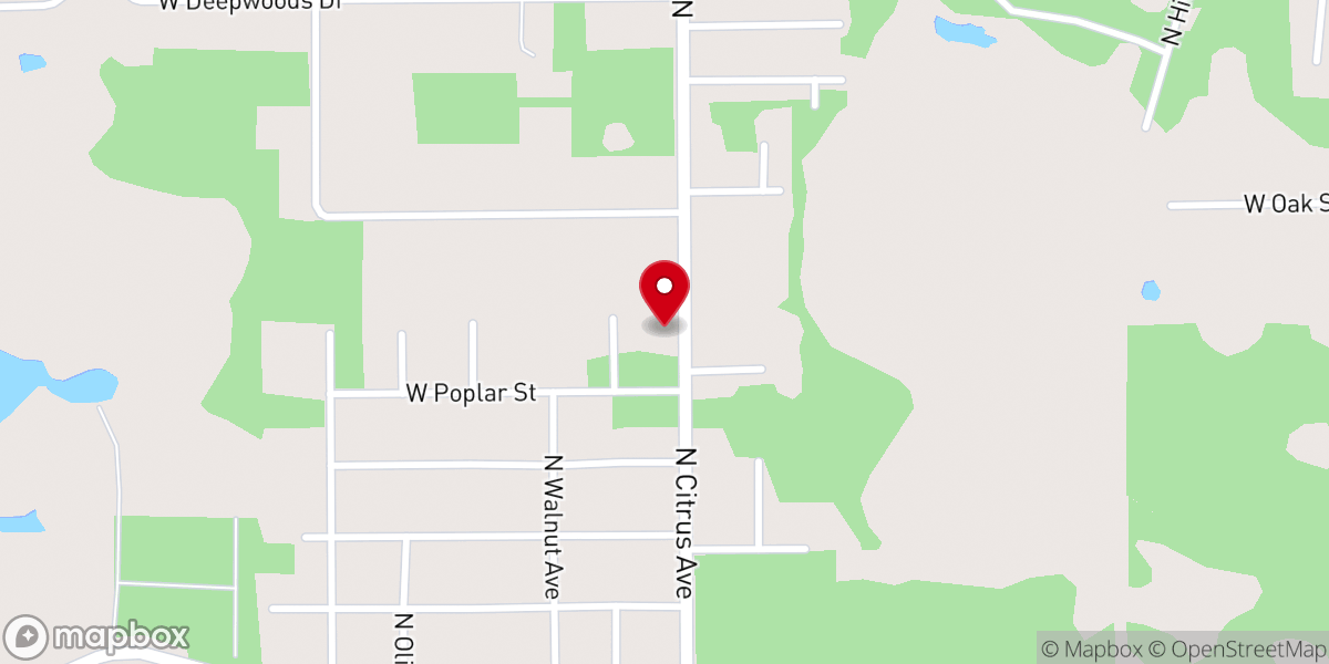 Map showing location of New Life Christian Fellowship