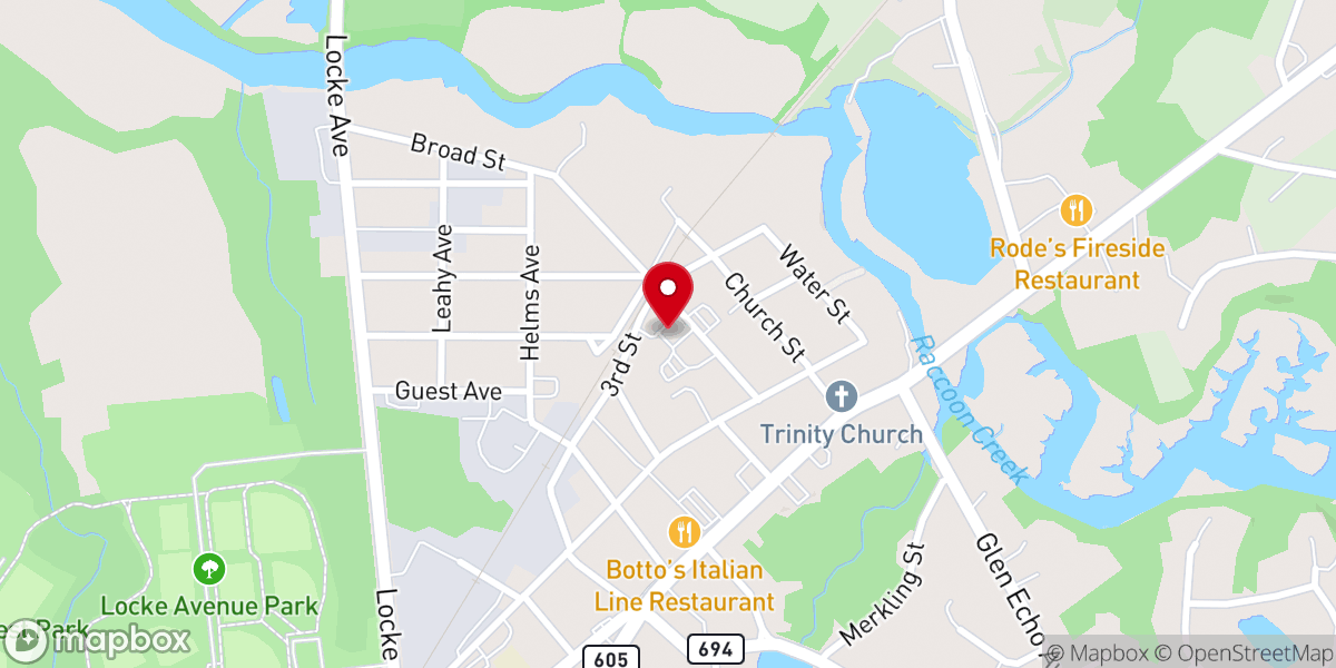 Map showing location of St. Clare of Assisi Parish Administrative Offices