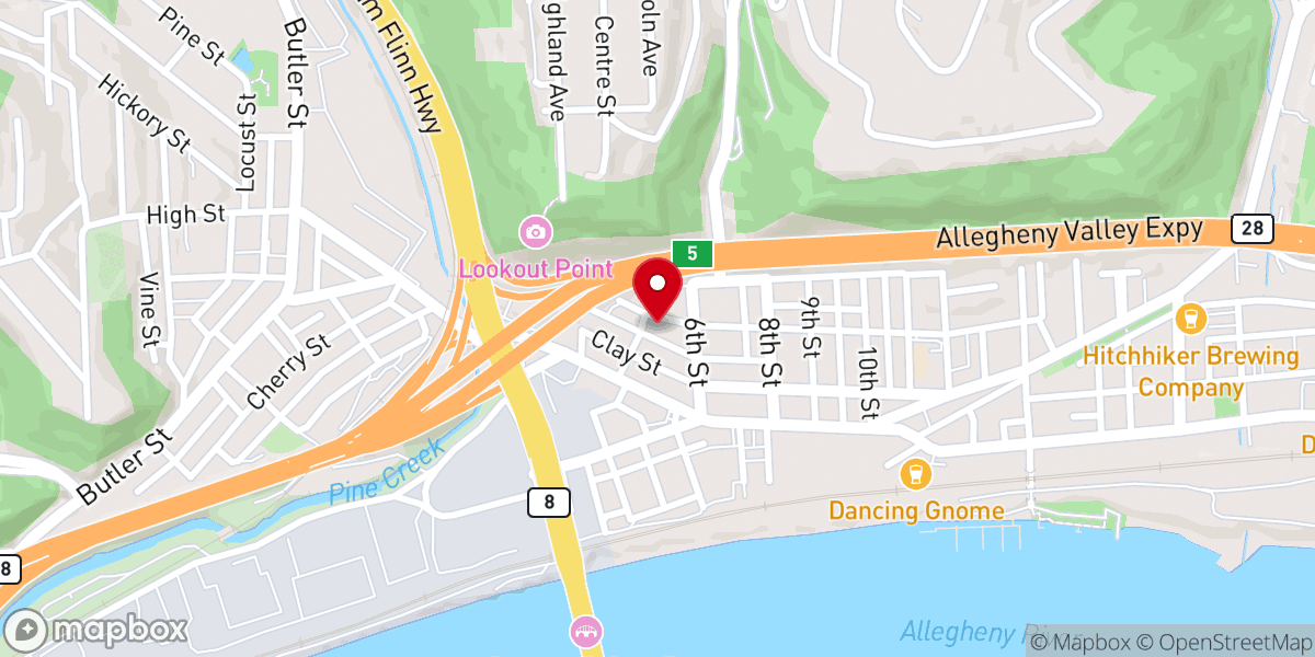Map showing location of St Mary Church - Christ the King Parish