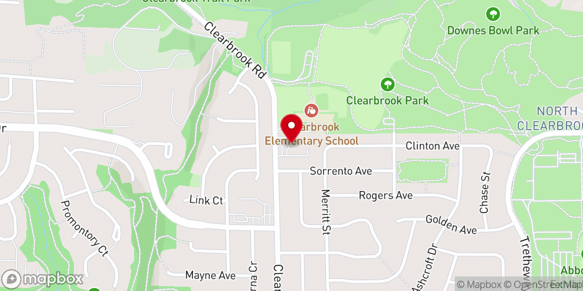 Map showing location of Maranatha Baptist Church