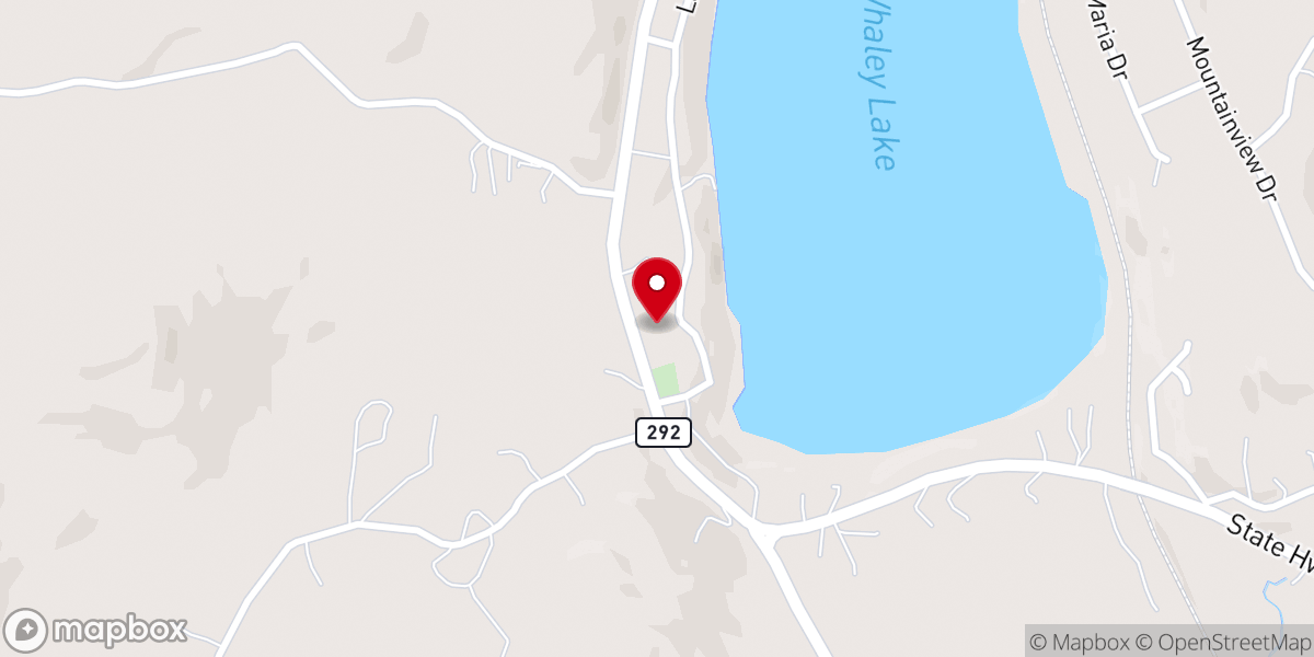 Map showing location of First Pawling Church