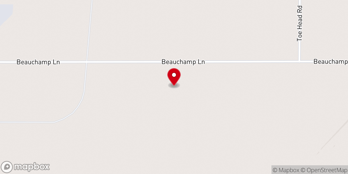Map showing location of Green Pastures Christian Campgrounds
