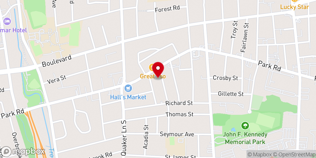 Map showing location of St. Mary's Knanaya Church