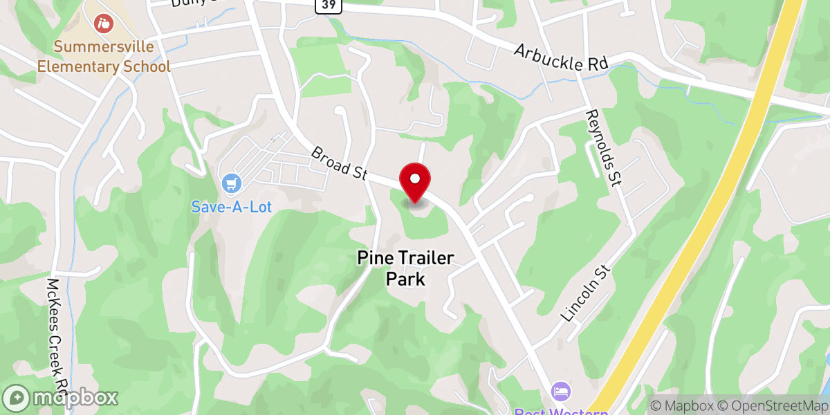 Map showing location of Gad Dam Brewing, LLC (GDB)