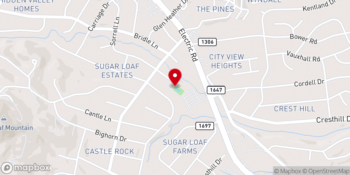 Map showing location of Our Lady of Nazareth Pool