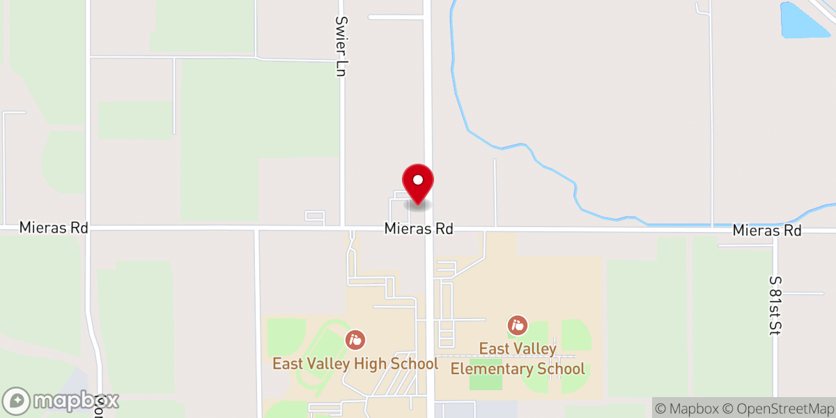 Map showing location of Crossroads Kids At Ev Reformed