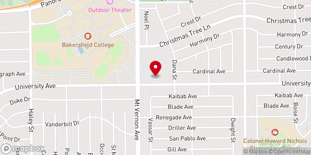 Map showing location of Tehillah Church