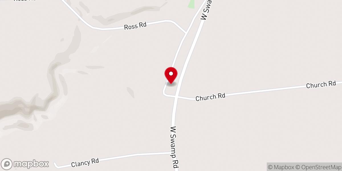 Map showing location of Sparta Center Church