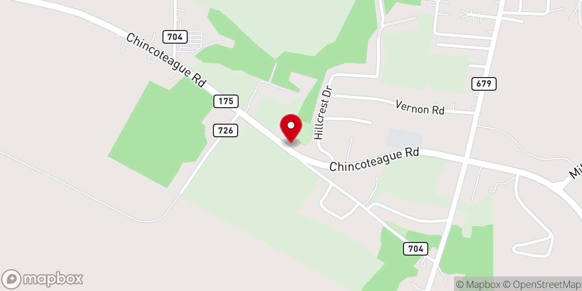 Map showing location of Friendship United Methodist