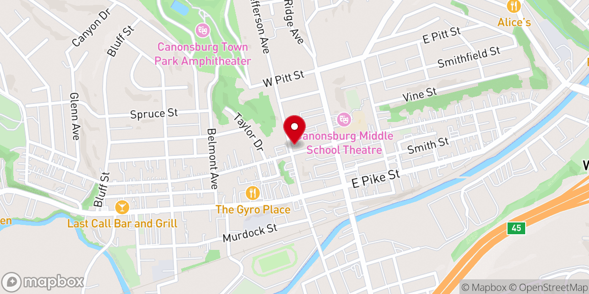 Map showing location of Kingdom Builders Assembly