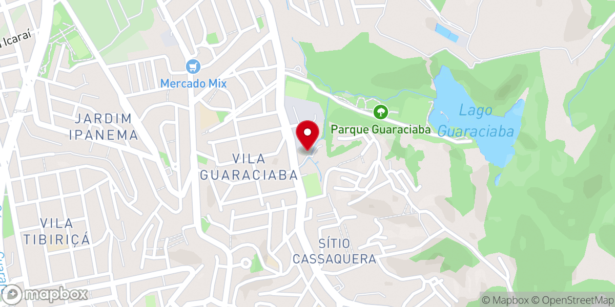Map showing location of ADMG - Assembleia de Deus Ministério Guaraciaba