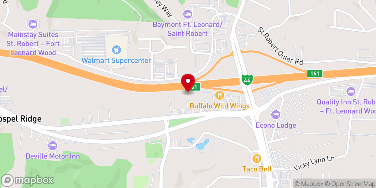Map showing location of St. Paul Miracle Temple