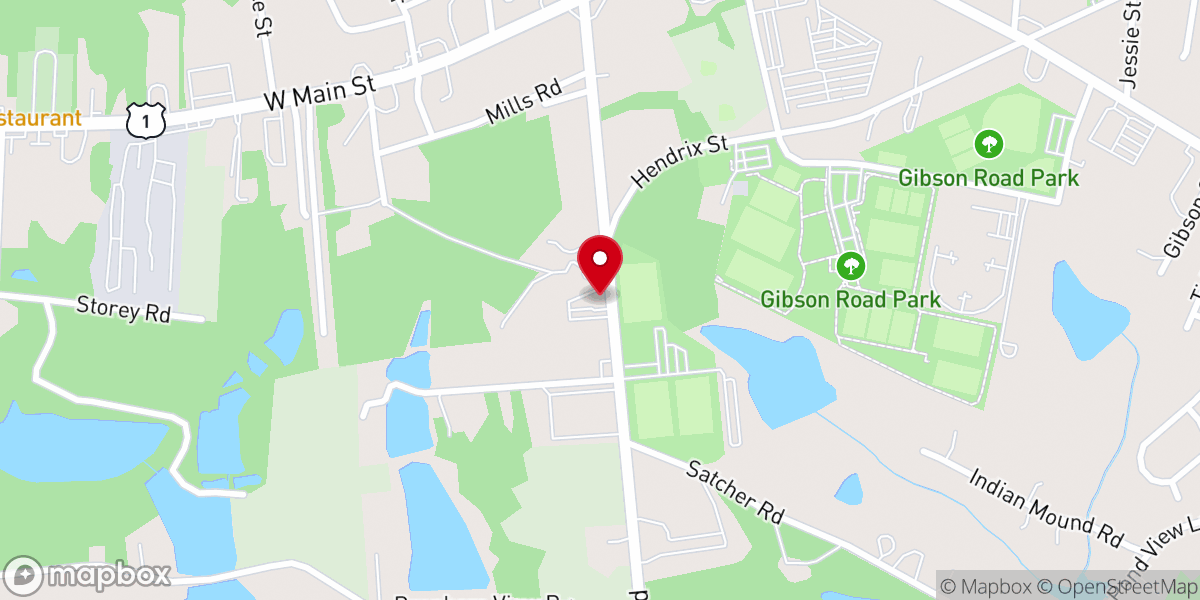 Map showing location of Lighthouse Baptist Church