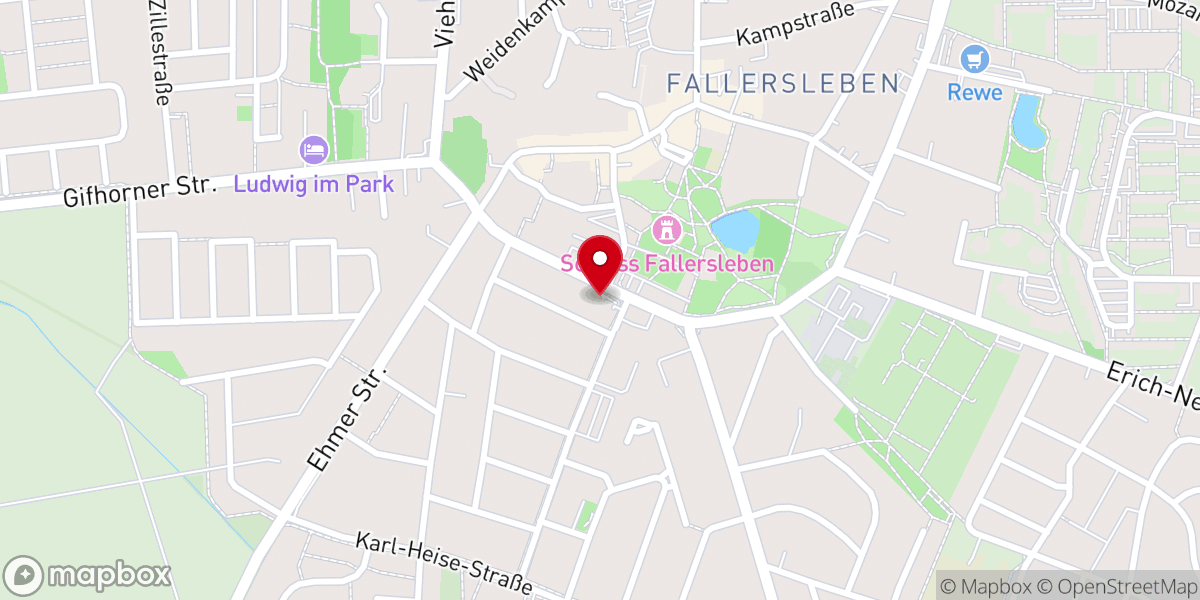 Map showing location of Stadtverwaltung Verwaltungsstelle Fallersleben