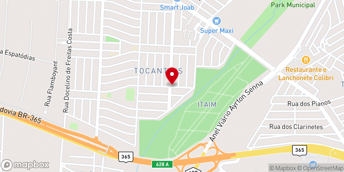 Map showing location of Igreja Pentecostal Nova Jerusalém De Cristo
