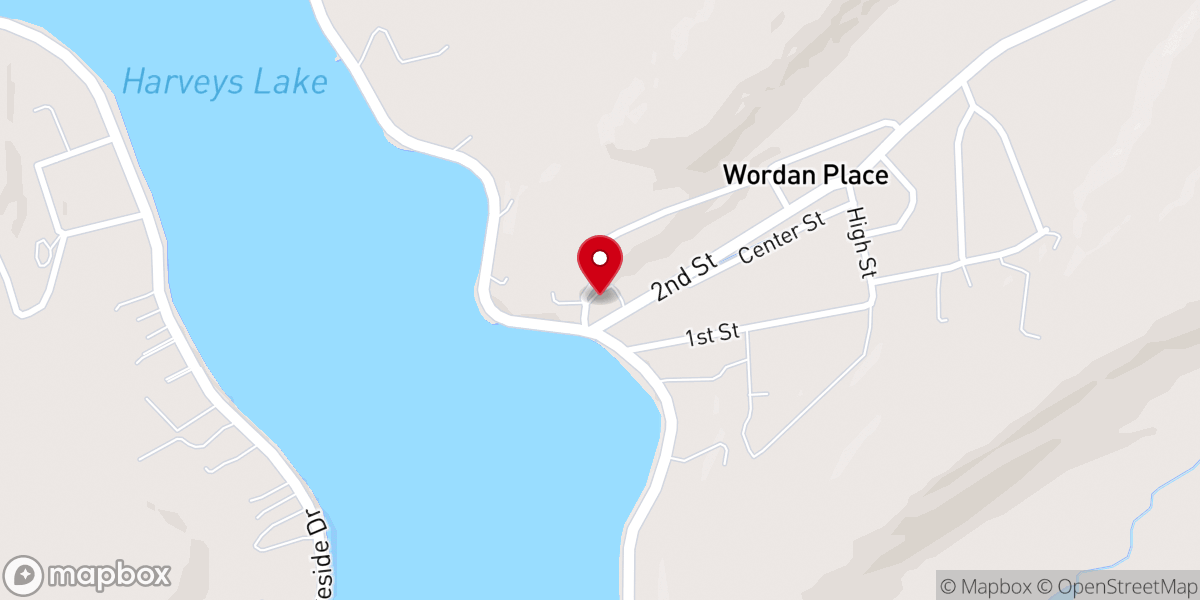Map showing location of Our Lady of Victory