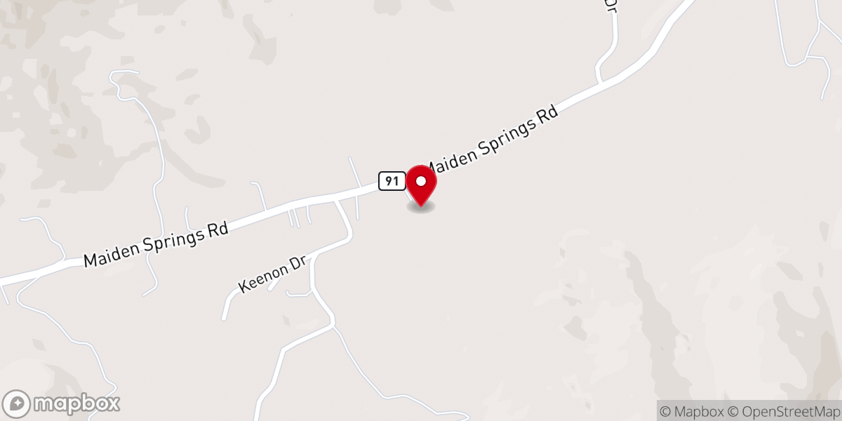 Map showing location of Bundys Chapel