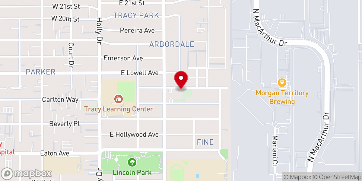 Map showing location of First United Methodist Church