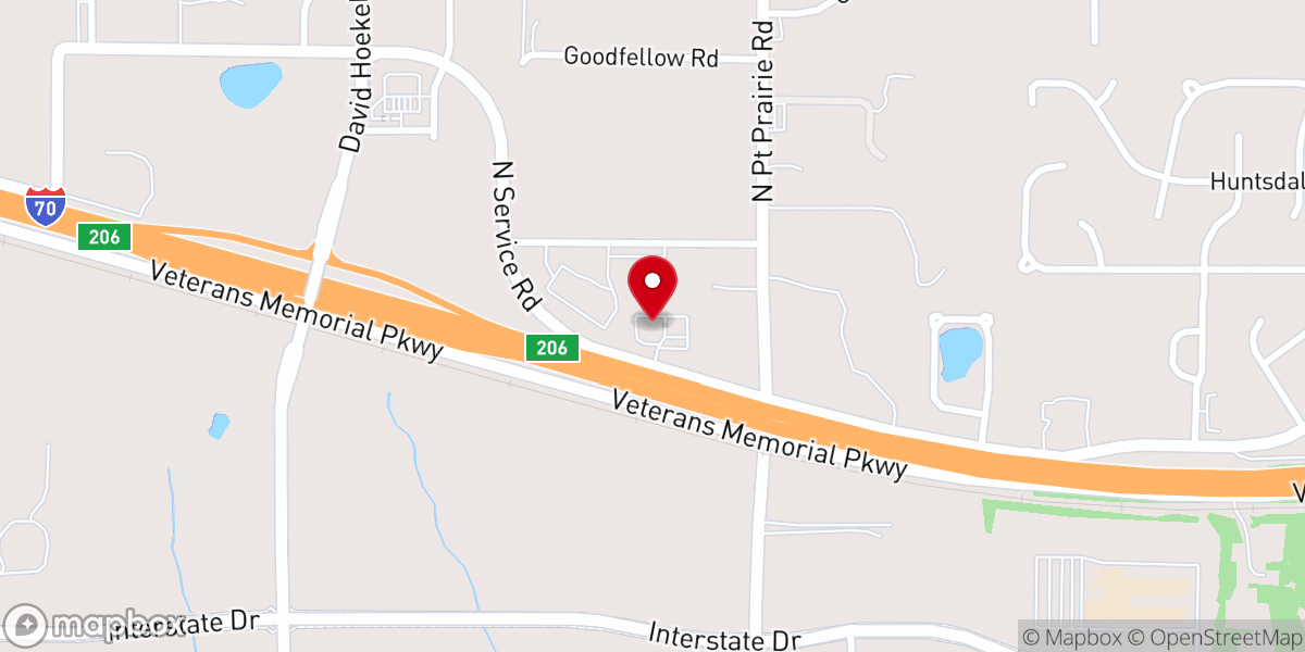 Map showing location of Waypoint Church (Wentzville)