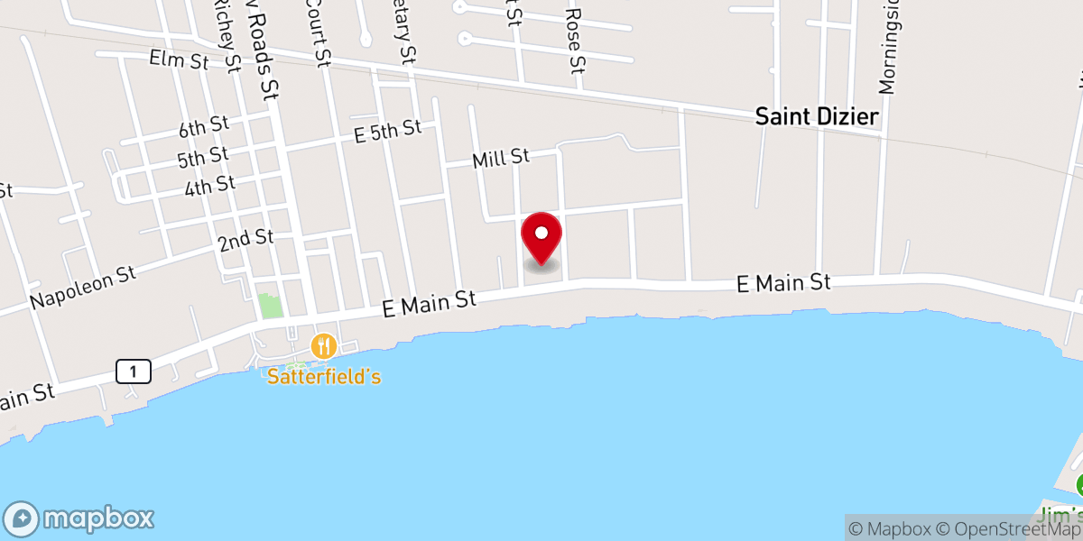 Map showing location of St Paul's Holy Trinity Episcopal Church