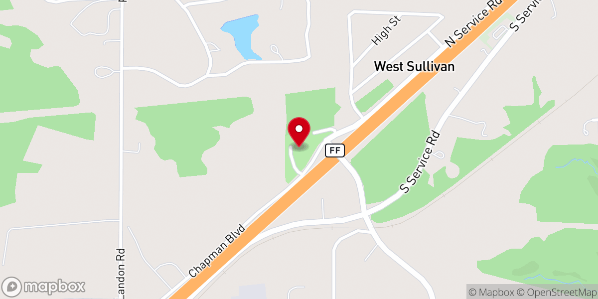 Map showing location of Meramec Valley Baptist Church