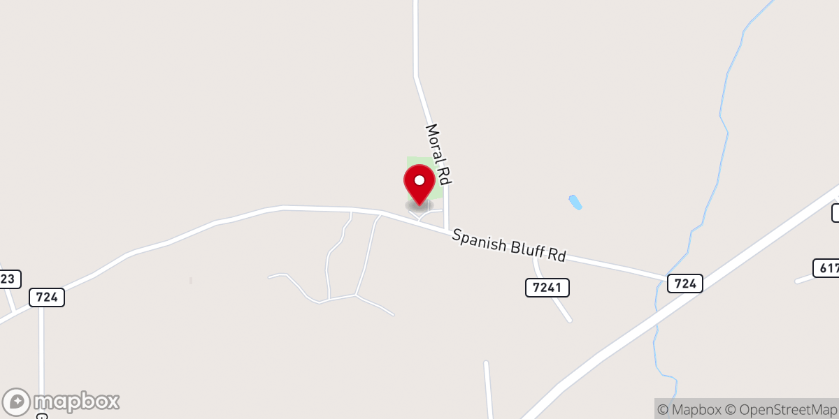 Map showing location of Immaculate Conception Catholic Church