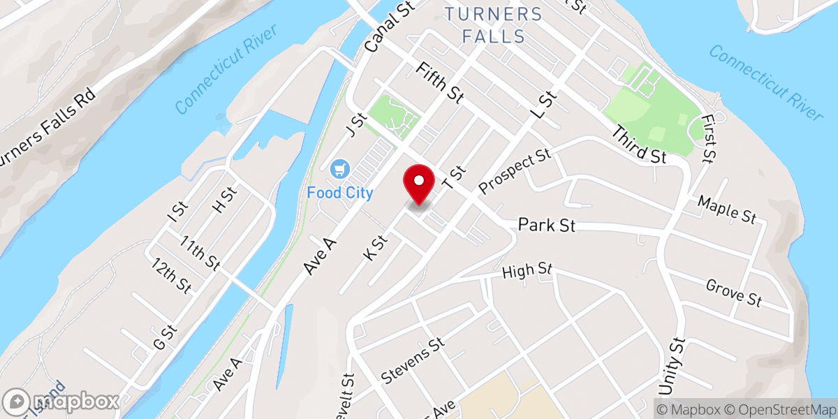 Map showing location of Grace Church