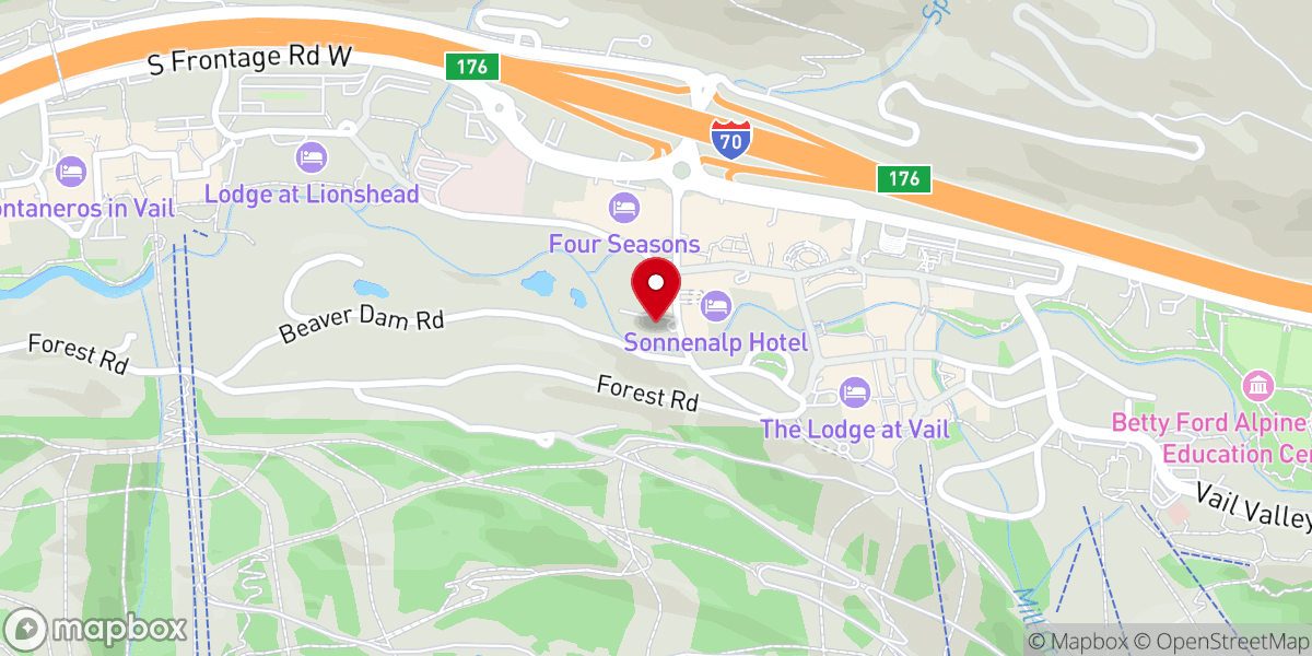 Map showing location of Covenant Presbyterian Church
