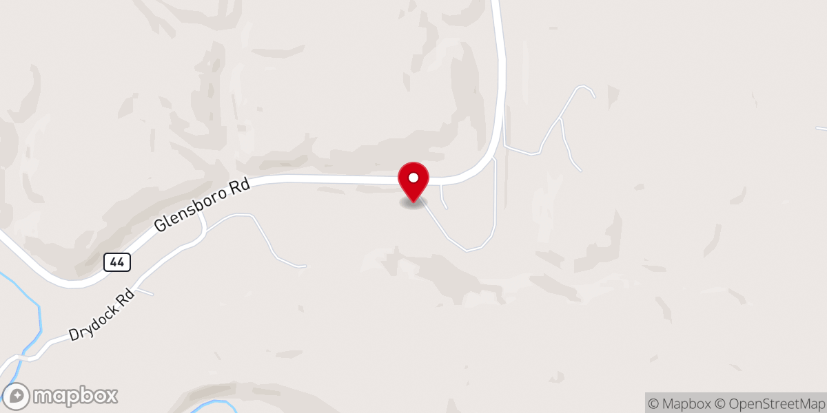 Map showing location of Mt Edwin United Methodist Church