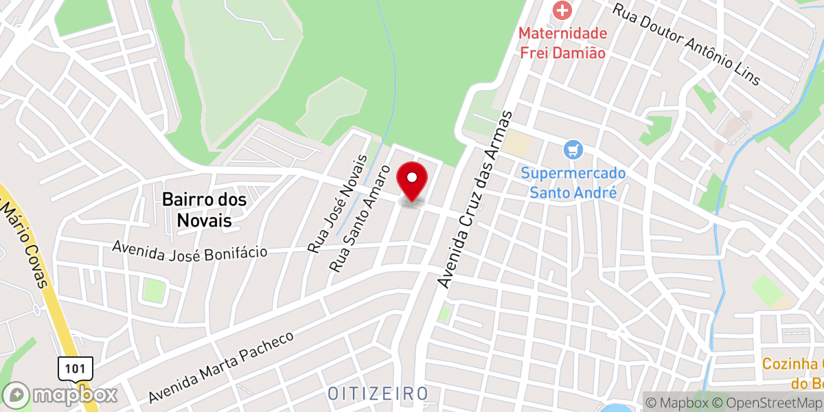 Map showing location of II Igreja Evangélica Congregacional em João Pessoa