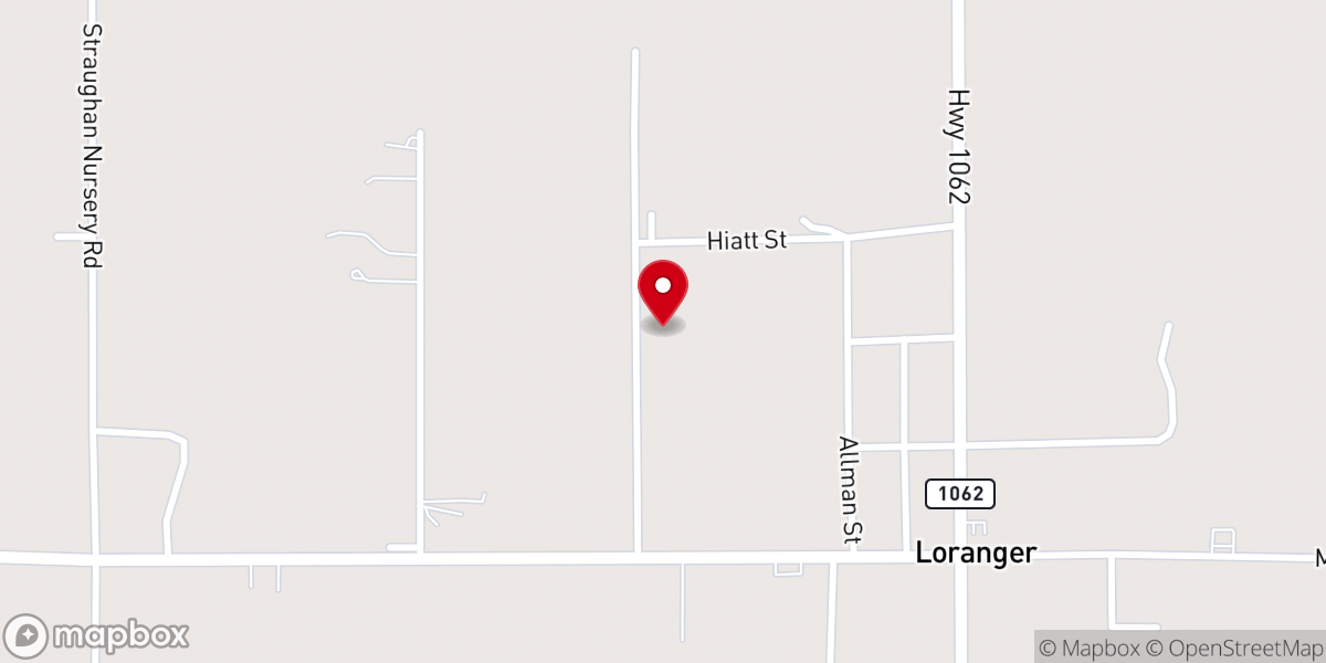 Map showing location of New Beginning Worship Center