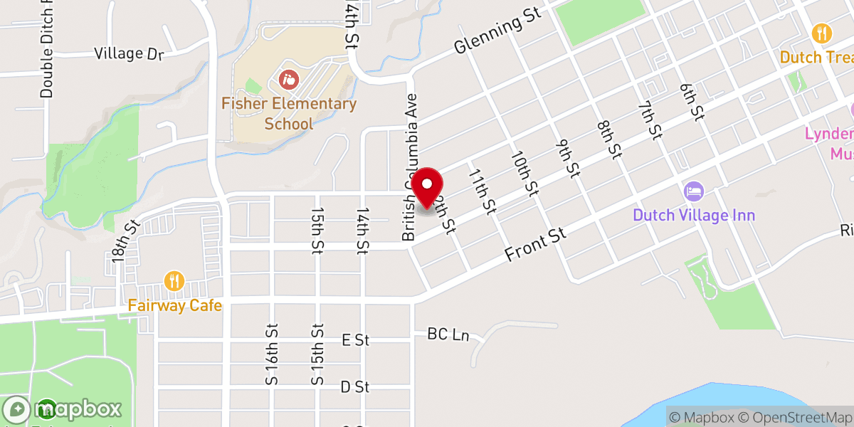 Map showing location of St Joseph's Catholic Church