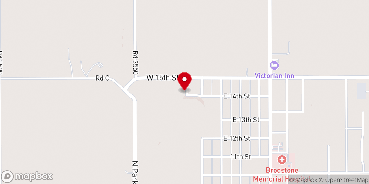 Map showing location of Saint Joseph Catholic Church, Superior