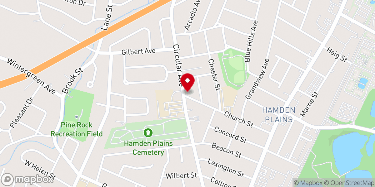 Map showing location of Pope St. Paul VI Parish