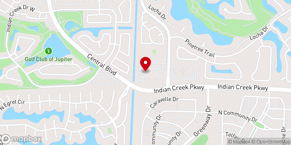 Map showing location of Saint Peter Catholic Church