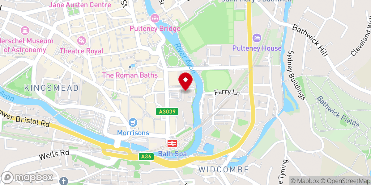 Map showing location of St John The Evangelist's Church
