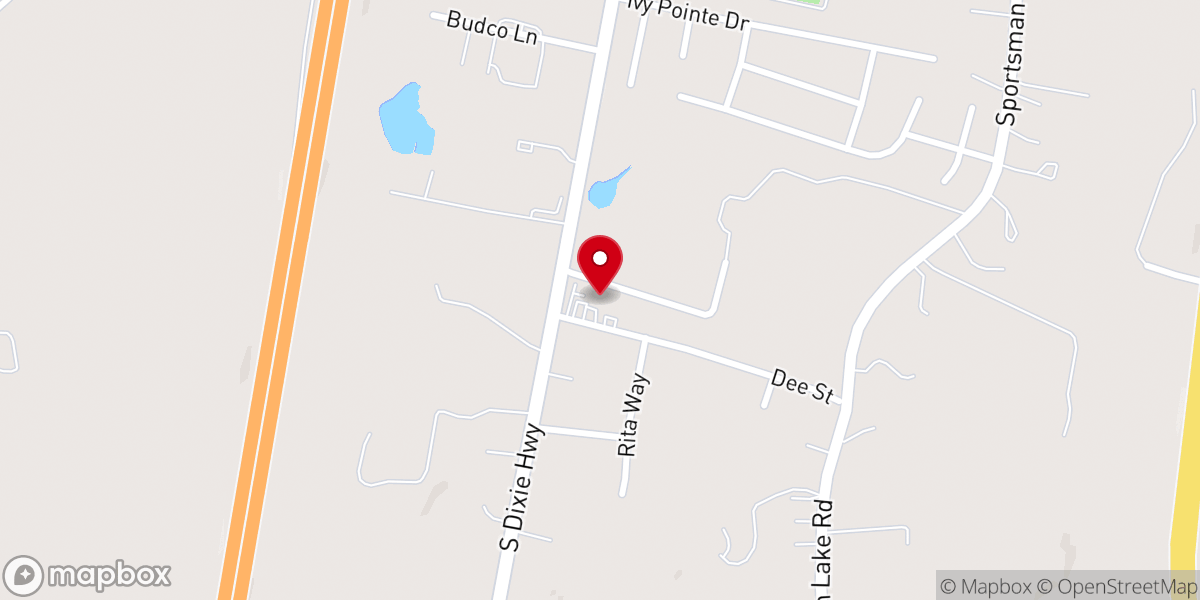 Map showing location of New Hope Community Church