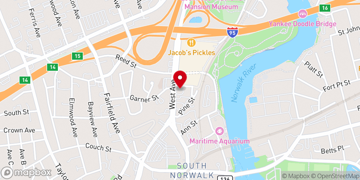 Map showing location of Macedonia Church