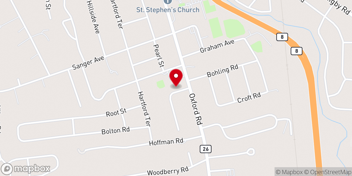 Map showing location of St. John Religious Education & Nursery