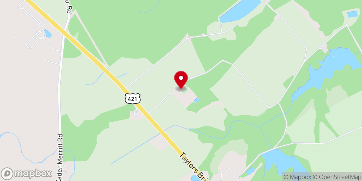 Map showing location of Mt Zion AME Zion Church