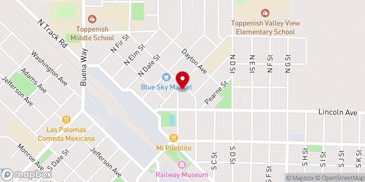 Map showing location of Church of God 7th Day