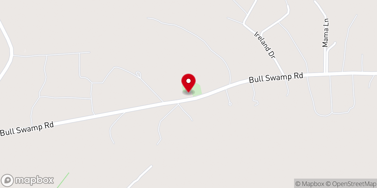 Map showing location of Cannon Church