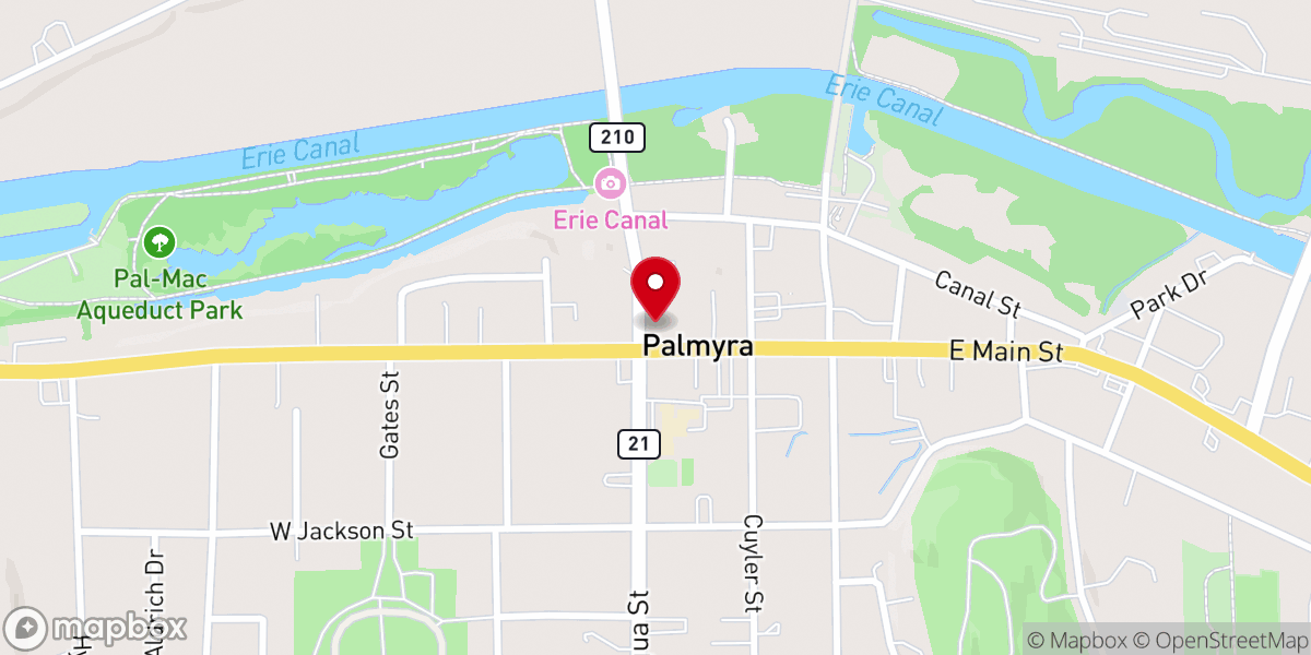 Map showing location of Western Presbyterian Church