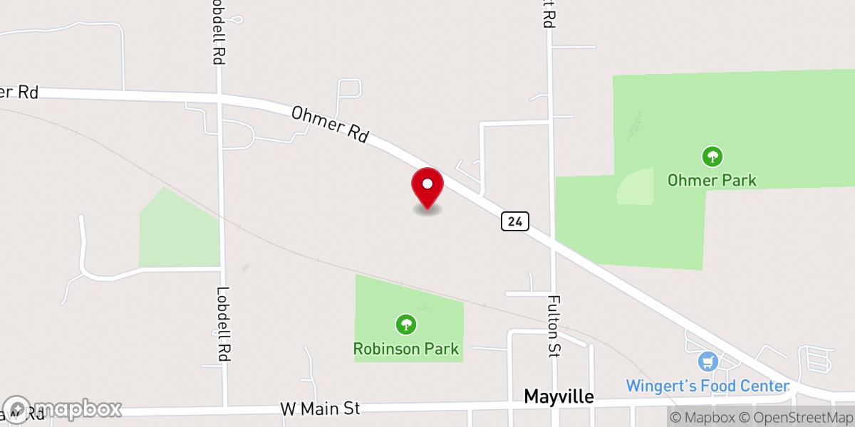 Map showing location of St Joseph Catholic Church (St. Christopher Parish)