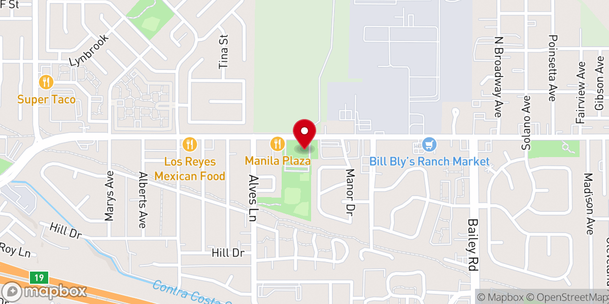 Map showing location of Agape Bible Fellowship & Ministries