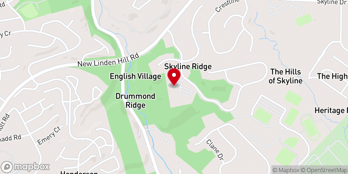 Map showing location of Resurrection Roman Catholic Church