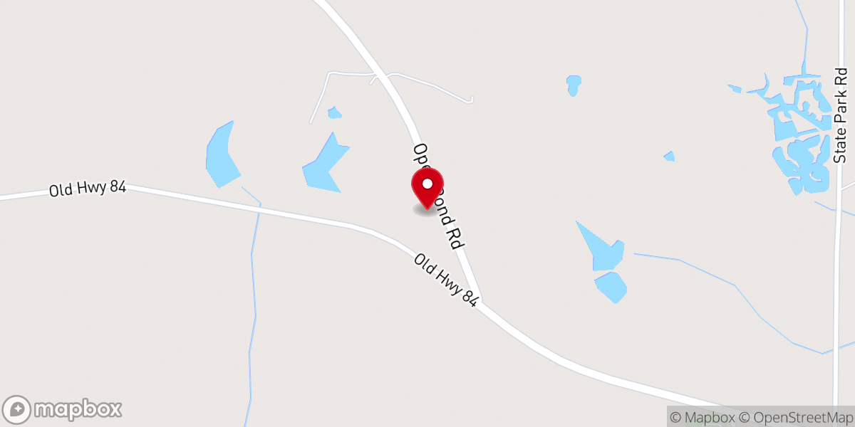 Map showing location of Community Primitive Baptist Church
