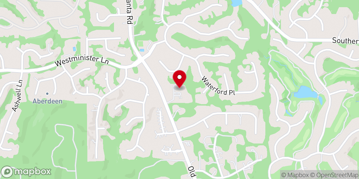 Map showing location of Bethany Primitive Baptist Church