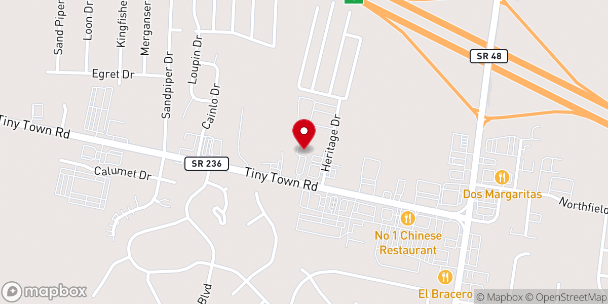 Map showing location of Bethel Community Church