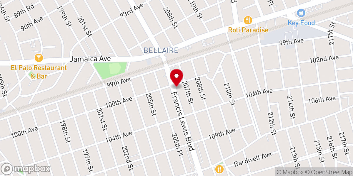 Map showing location of New Covenant Baptist Church
